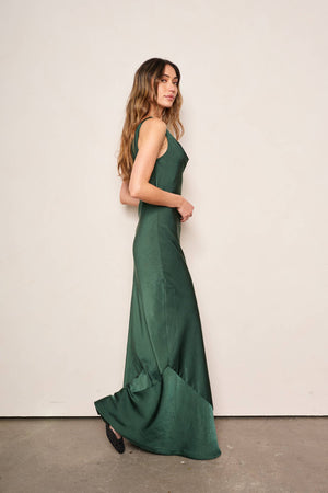 Esme Dress in Emerald Green by dRA