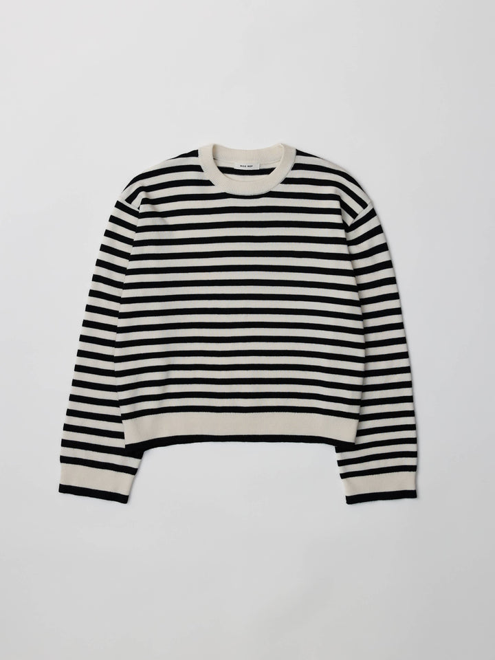 The Klein Sweater | Striped Boyfriend Sweater by Mod Ref