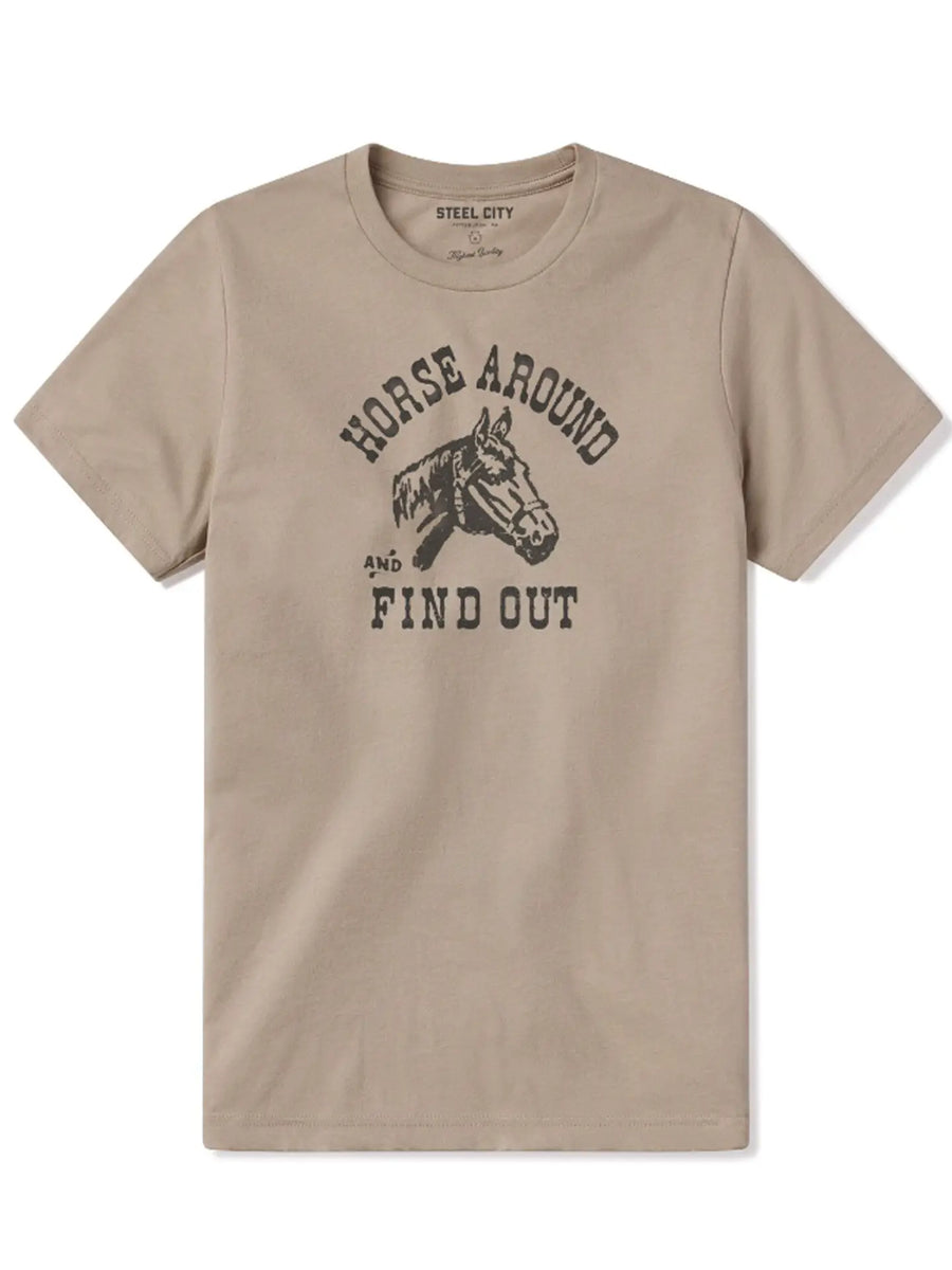 Horse Around Tee by Steel City