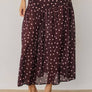 Polka Dot Drop Waist Maxi Dress