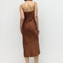 The Jasmine Dress | Crinkle Satin Midi Dress by Mod Ref