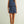 Pinstriped Denim Skort