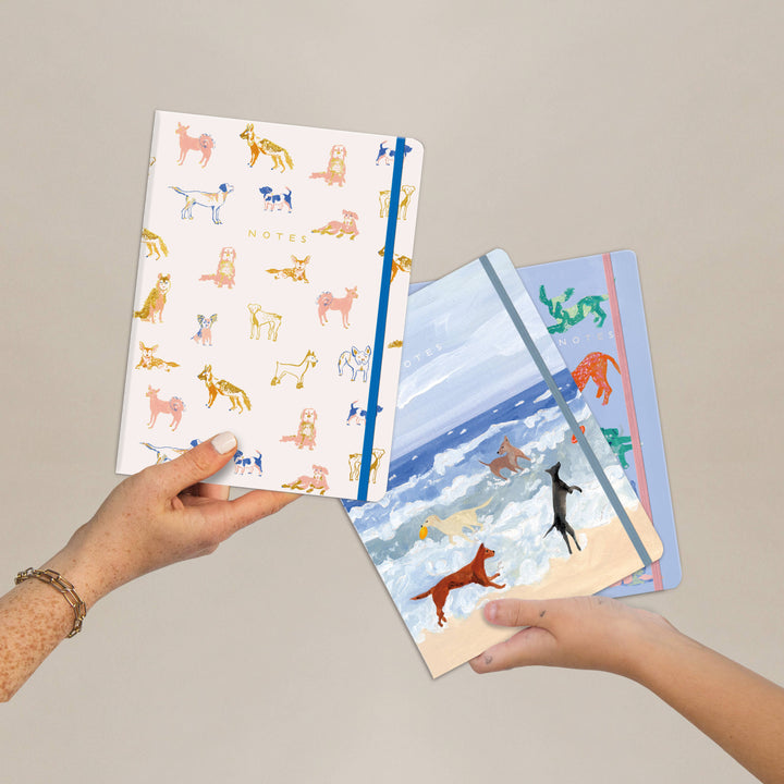 Dogs Seedlings Sewn Trio Notebook Set