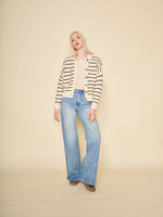 Amara Cardigan in Navy Stripe by dRA