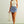 Flower Printed Denim Skort