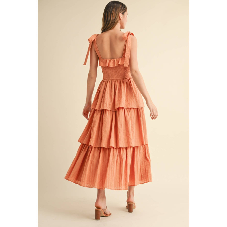 Tiered Ruffle Maxi Dress