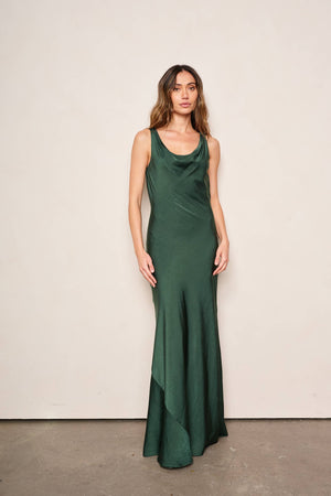 Esme Dress in Emerald Green by dRA