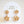 Holiday Bow Earrings | Double | Gold