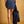 Button Front Detailed Indigo Denim Skirt