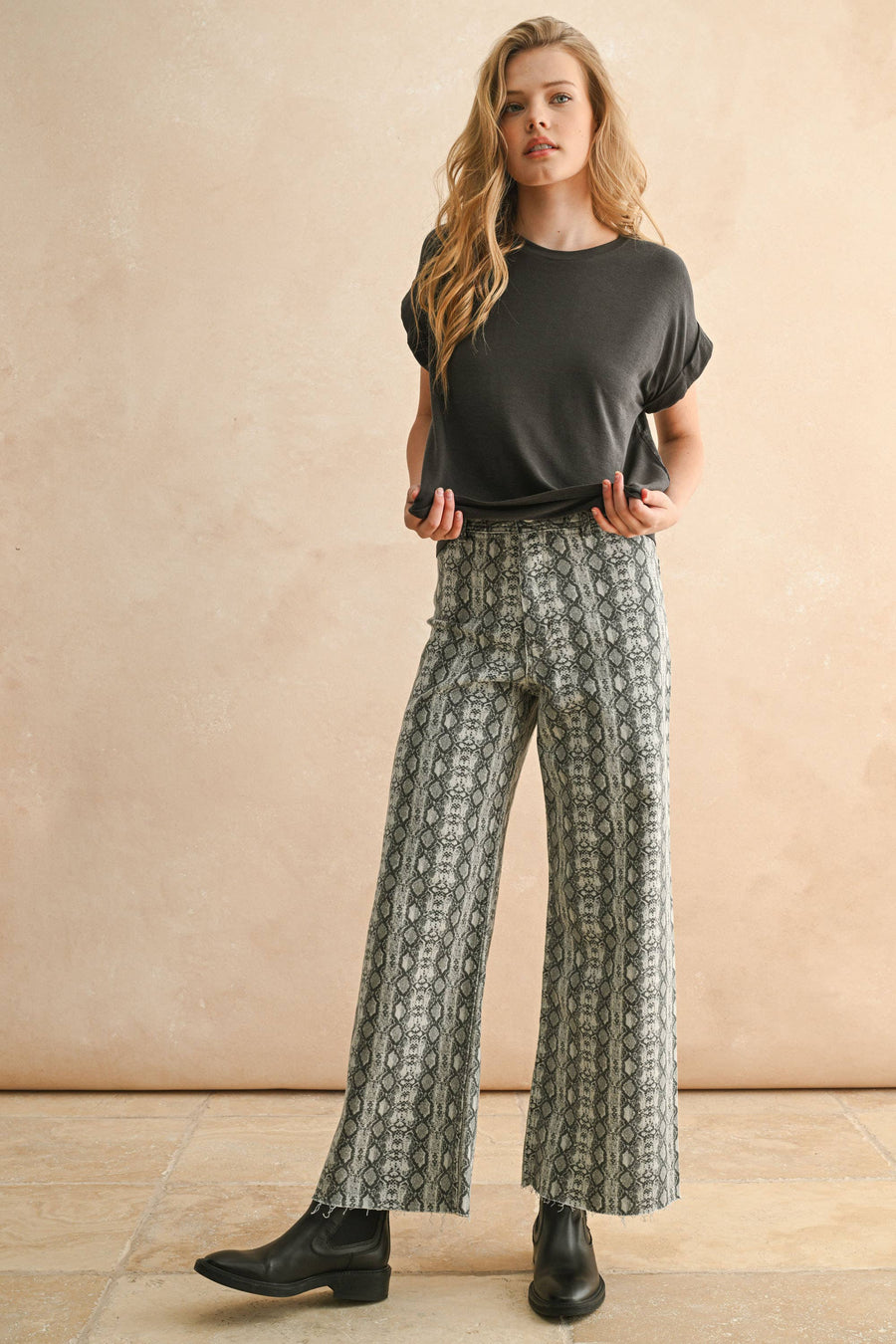 Snake Print Pants