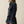 Rib-Knit & Denim Collared Buttoned Belted Mini Sweater Dress