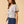 Floral Embroidery Scalloped Trim Top