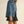 Stitch Detail Ruffled Denim Jacket