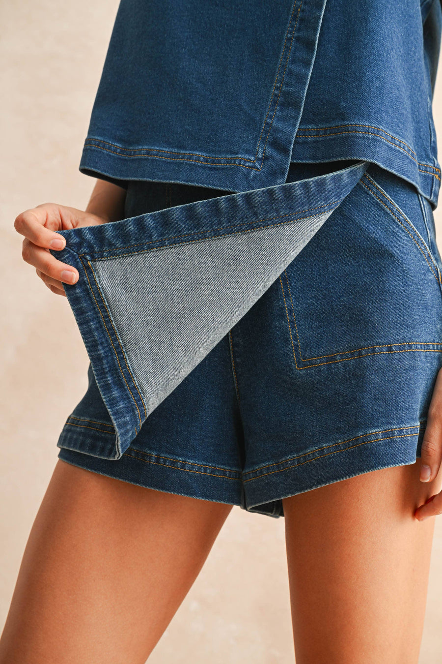 Denim Skort