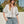 Embroidered Bowtie Top with Puff Sleeves by Aaron & Amber