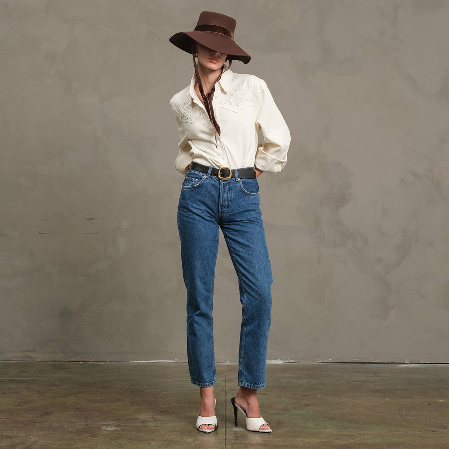 Embroidered Western Shirt