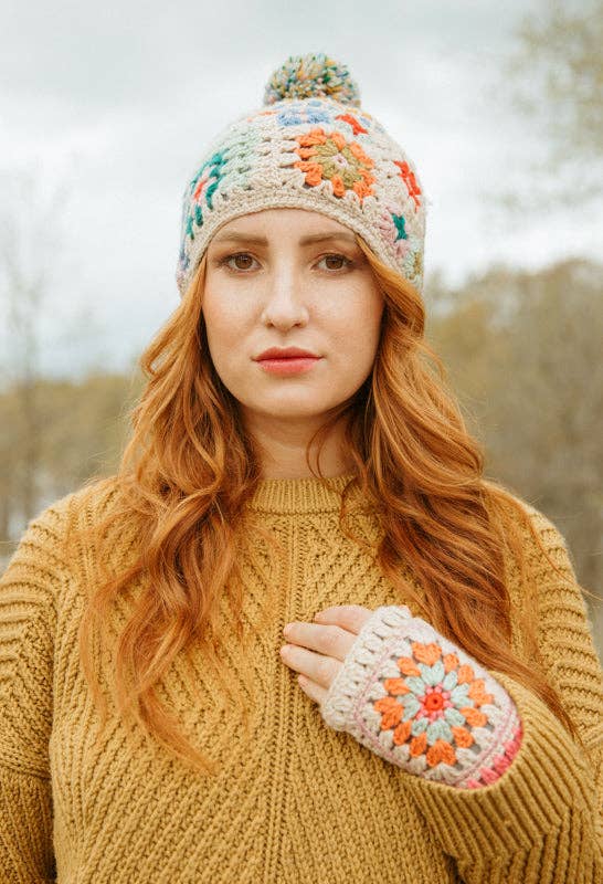 Woodstock Crochet Hat in Natural by French Knot