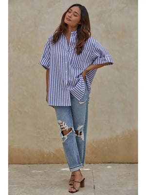Laguna Striped Shirt by By Together