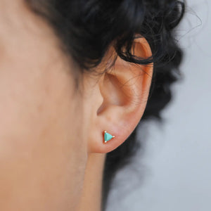 Mini Energy Gem Earrings - Turquoise
