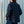 Navy Plaid Button Front Pocket Jacket