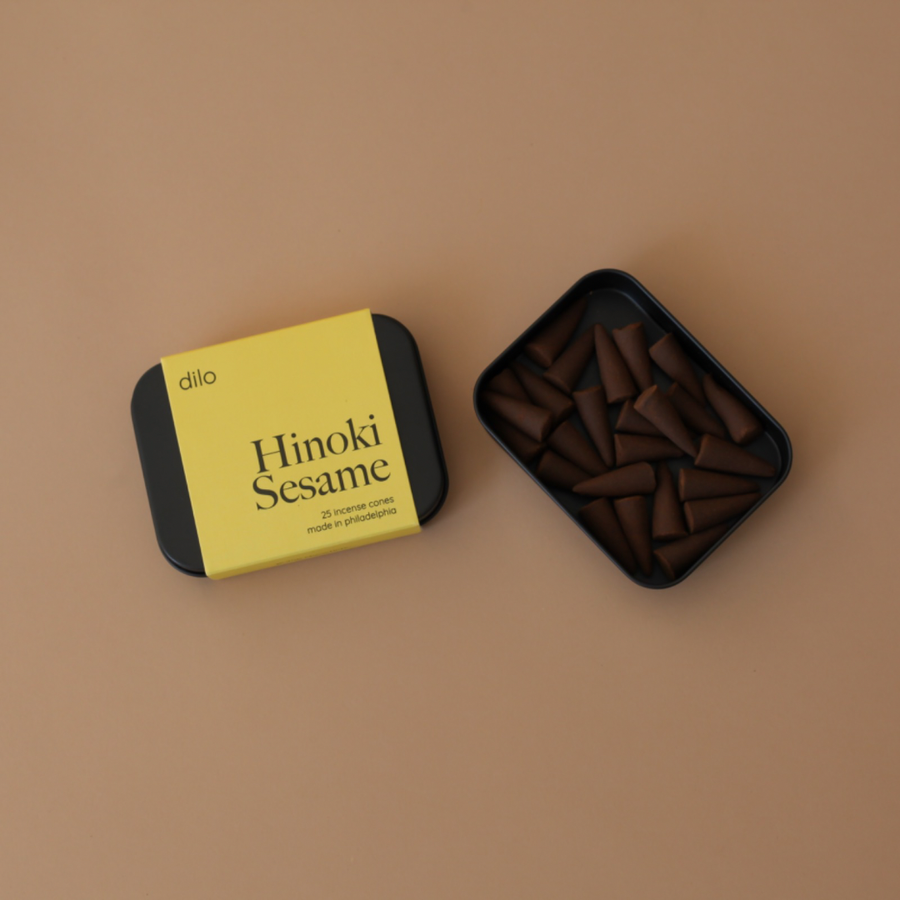 Hinoki Sesame Incense Cones by dilo