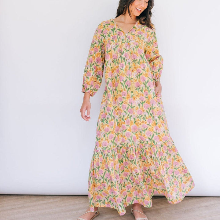 Fall Marigold Copa Dress by Sunshine Tienda