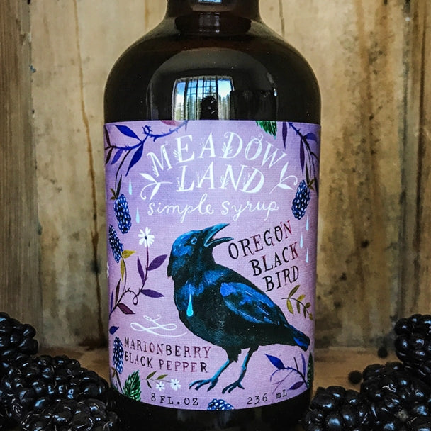 Oregon Black Bird Simple Syrup