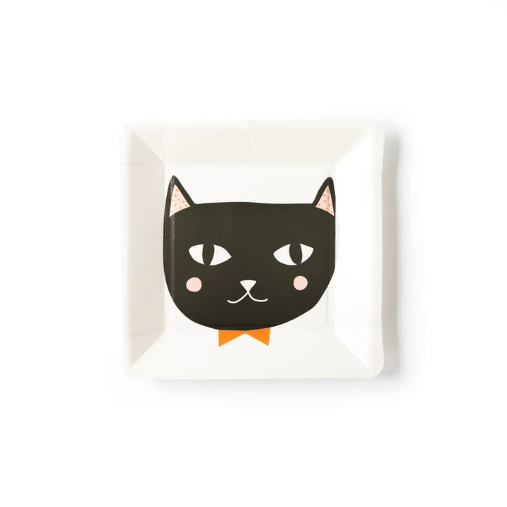 Halloween Cat Plate