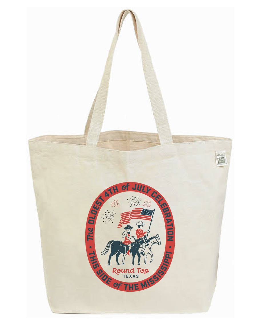 Round Top 4th of July Celebration Tote Bag