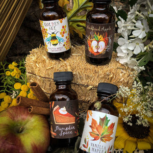 Autumn Sun Collection Simple Syrup Sampler by Meadowland Syrup