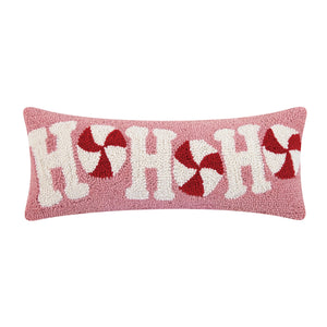 Candy Cane Hohoho Hook Pillow