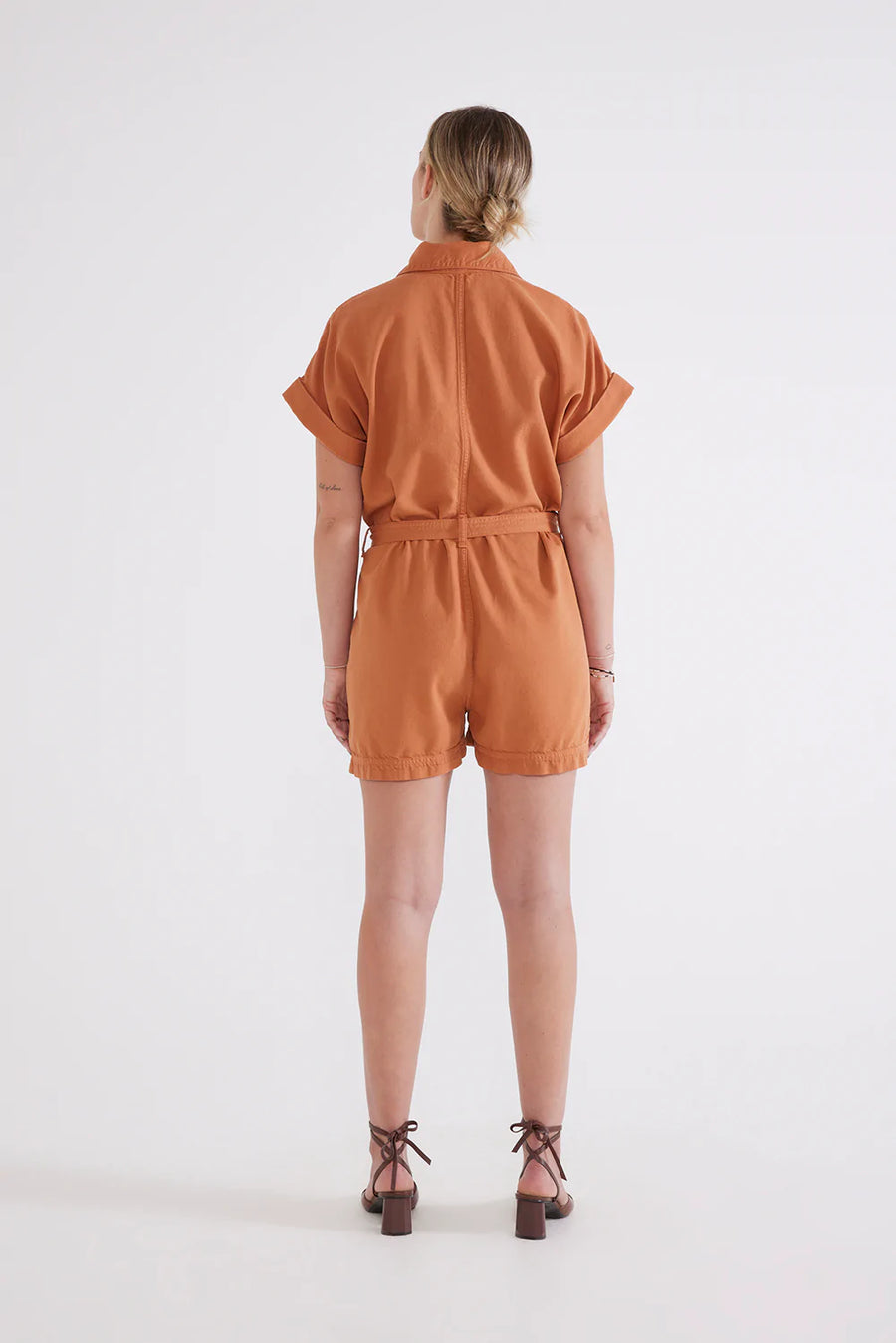 Adeya Romper in Hazel