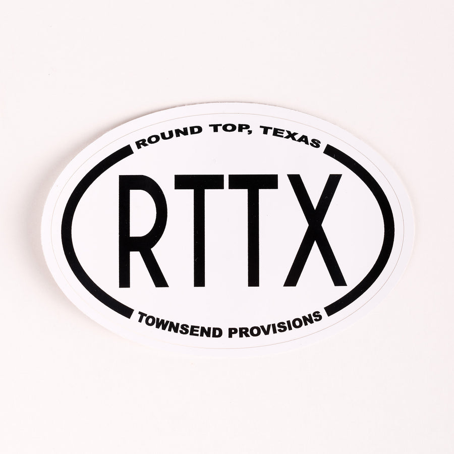 Round Top Texas Sticker - RTTX