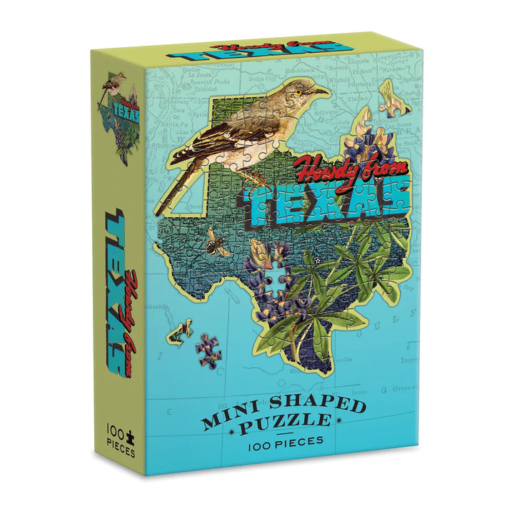 Wendy Gold Texas 100 Piece Mini Shaped Jigsaw Puzzle